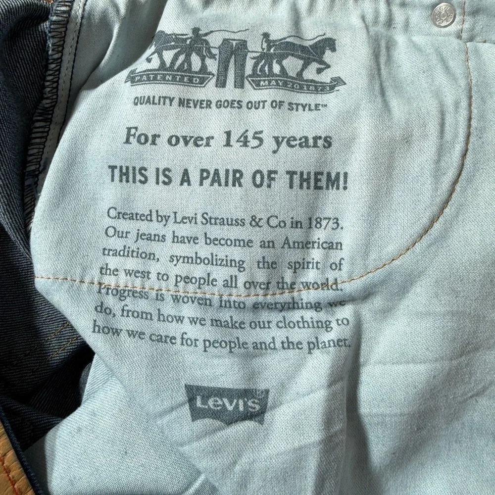 Levis 505 Jeans Mens 36x32 Blue Straight Leg Stretch Cowboy Biker -‎ EUC